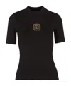 Balmain Retro Pb Embroidered Raglan Short-sleeve T-shirt In Black