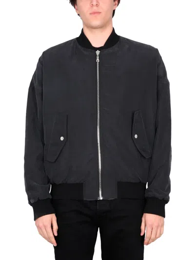 Balmain Reversible Bomber Jacket In Black