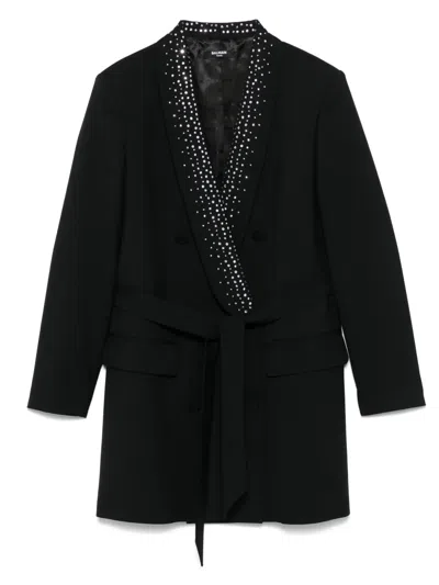 Balmain Kids' Rhinestone-embellished Dress