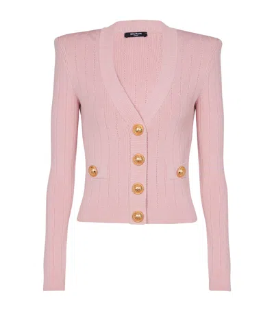 Balmain Mini Skirt In Pink