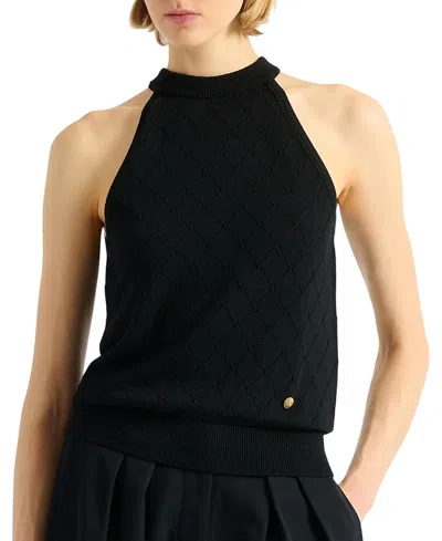 Balmain Ribbed Knit Bodysuit In Black