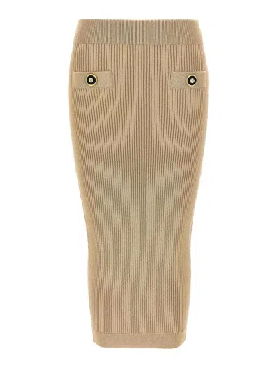 Balmain Falda Semilarga - Beis