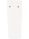 Balmain 2-button Pointelle Knit Midi Skirt In White