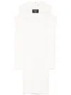 Balmain Ribbed Mini Dress In White