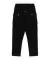 Balmain Ribbed-panel Track Pants In Black