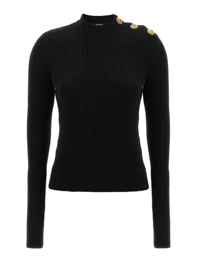 BALMAIN RIBBED SWEATER