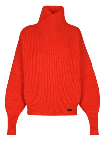BALMAIN RIBBED TURTLENECK JUMPER