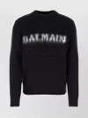 Balmain Logo-print Jumper In Black
