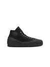 Balmain Riff Low Canvas Sneakers In Black