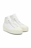 Balmain Riff Low Canvas Sneakers In White