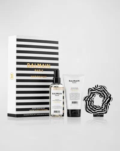 Balmain Riviera Moisturizing And Conditioning Set In Transparent