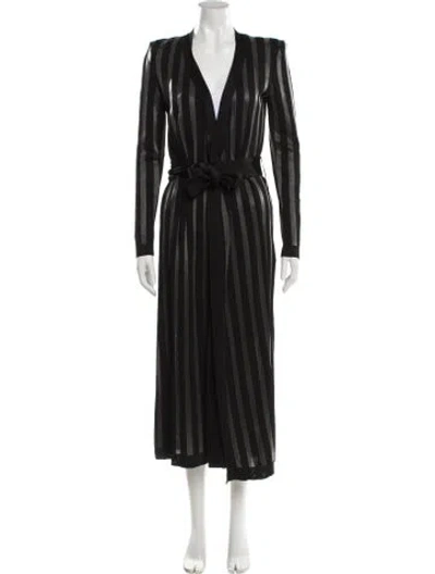 Pre-owned Balmain Robe In Multi