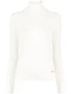 Balmain Roll-neck Merino-wool Jumper In Neutrals