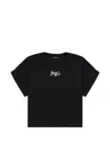 Balmain Rolled-sleeve T-shirt In Black