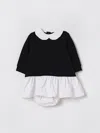 Balmain Romper  Kids Color Black In Black