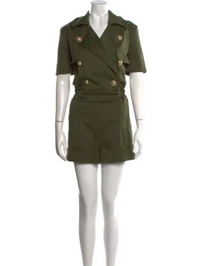Pre-owned Balmain Romper In Green