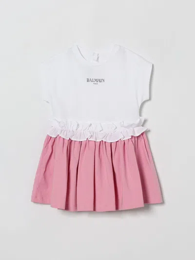Balmain Babies' Romper Kids  In Pink