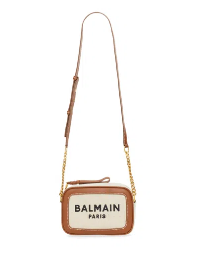 Balmain Room Bag "b-army "c In Ivory