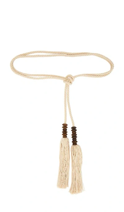 Balmain Rope & Wood Belt