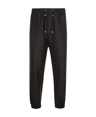 Balmain Rope Sweatpants In Black