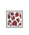 Balmain Roses And Polka Dot Scarf In White