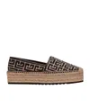 Balmain Espadrilles Mit Monogrammmuster In Multicolor
