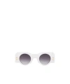 Balmain White Gold Acetate Olivier In White