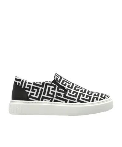 Balmain Round-toe Casual Shoes In White
