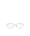 Balmain Round-frame Glasses In Metallic