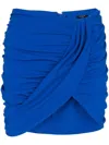 Balmain Synthetic Fibers Skirt In Blau