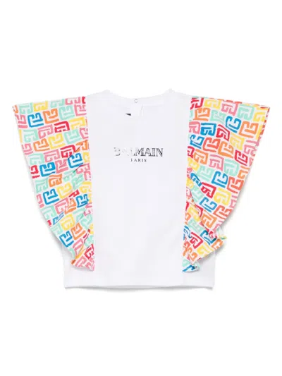 Balmain Babies' Ruffle Tank Top
