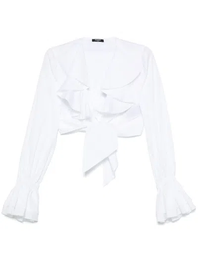 BALMAIN RUFFLED BLOUSE