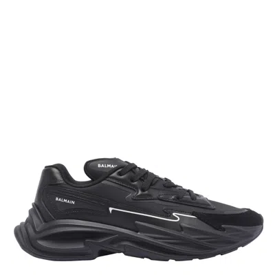 Balmain Run-low Sneakers In Black