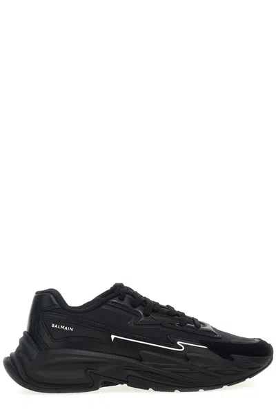 BALMAIN BALMAIN RUN ROW LACED SNEAKERS