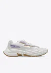 Balmain B-dr4g0n Panelled Lace-up Sneakers In White