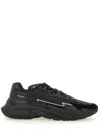 Balmain Black Run-row Leather Sneakers