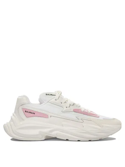 Balmain Run-row Sneakers & Slip-on White