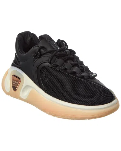 Balmain Runner Leather & Mesh Sneaker In Multi