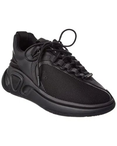 Balmain Runner Mesh Sneaker In Animal Print