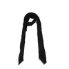 Balmain Men's Viscose Black Scarf In Pattern