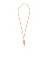Balmain Safety Buckle Necklace In Golden