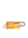 Balmain Safety Pin Brooch In Gold