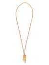 Balmain Safety Buckle Necklace In Gold