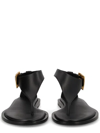 Balmain Sandals In Black