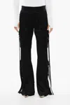 Balmain Satin Cargo Trousers In Black
