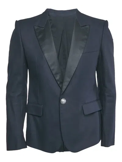 Pre-owned Balmain Satin-lapel Blazer