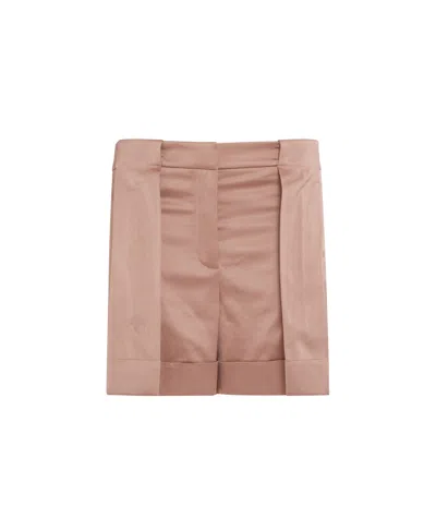 BALMAIN SATIN PLANK BERMUDA SHORTS