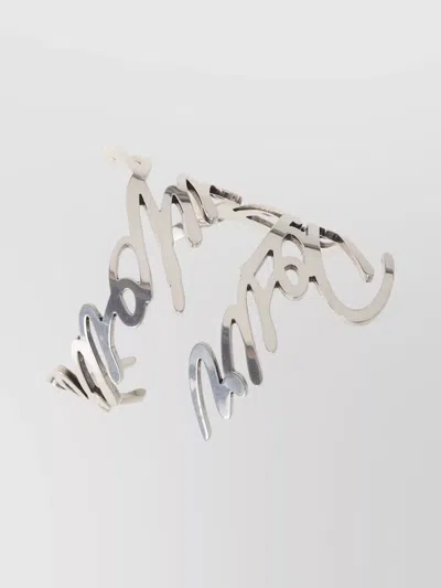 Balmain Sculptural Bracelet For Eternal Style In Metallic
