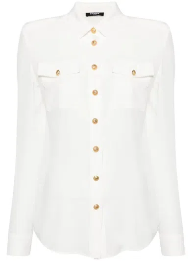 Balmain Semitransparent Shirt