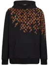BALMAIN SEQUIN EMBELLISHED COTTON HOODIE FOR MEN IN SS23 COLLECTION